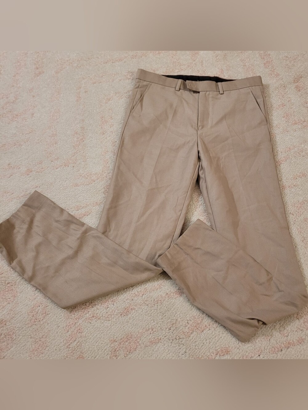 Isaac Mizrahi Kids Tan Dress Pants - Straight Leg